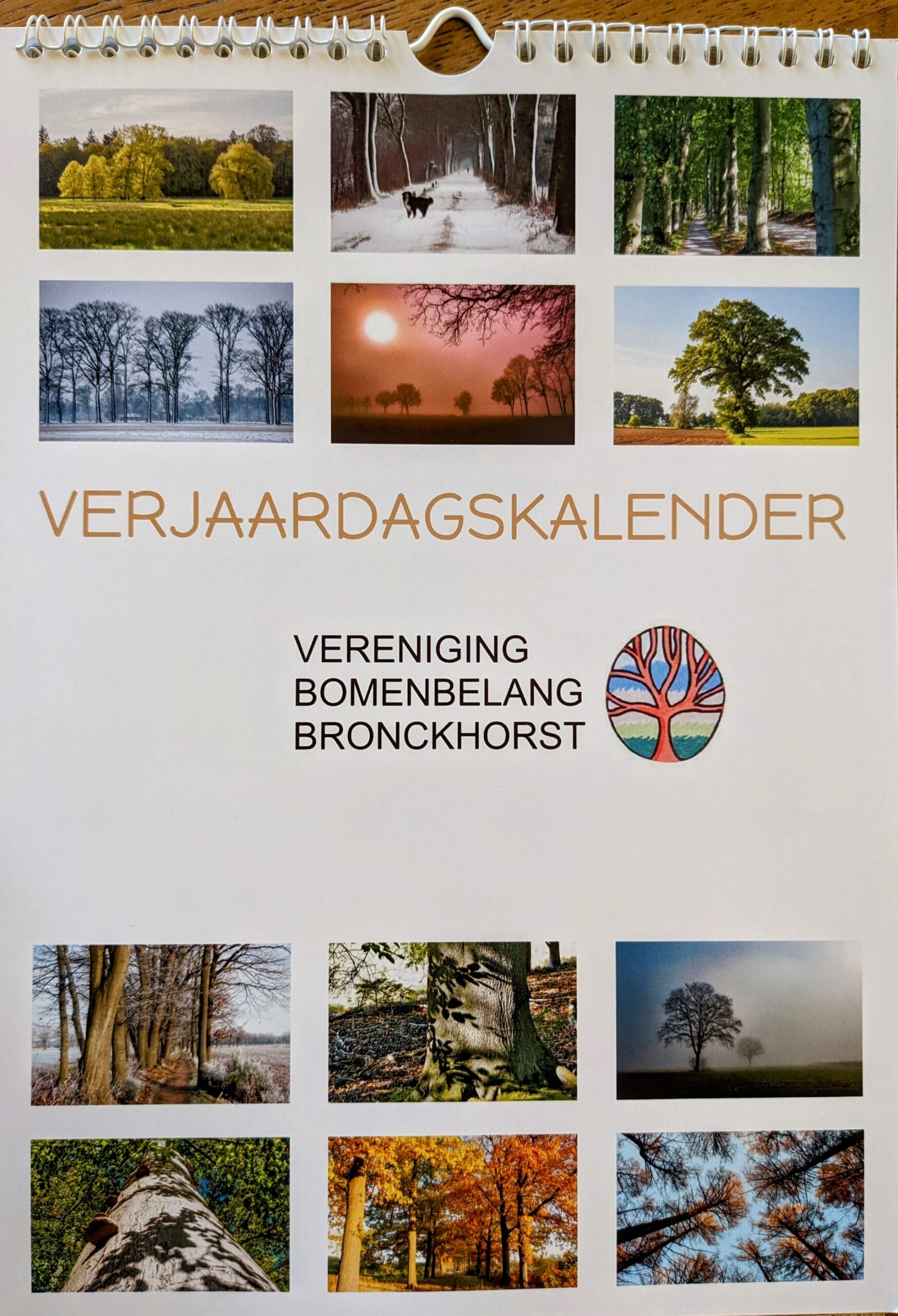 Jubileum verjaardagskalender Bomenbelang